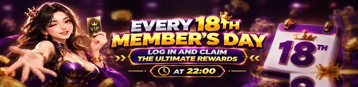 Every 18th members day banner